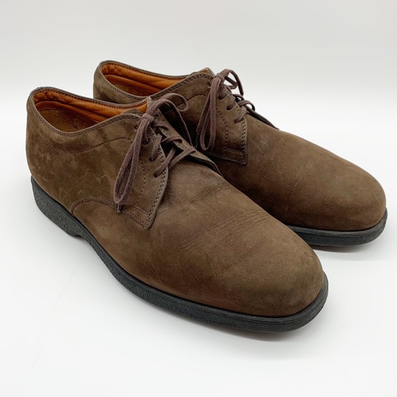 Tod's Other - Men’s Auth Tod’s Derby Oxford Lace Up Brown Suede Lace Up Shoes Size 8